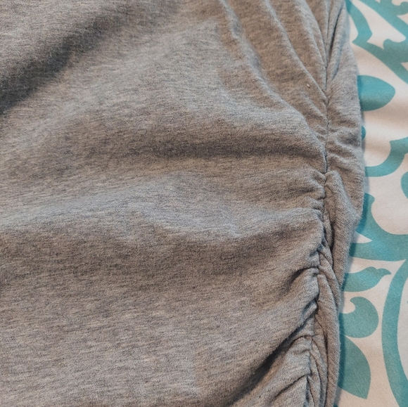 MICHAEL Michael Kors gray zipper sleeve short sleeve top women's small (s) - Picture 4 of 5